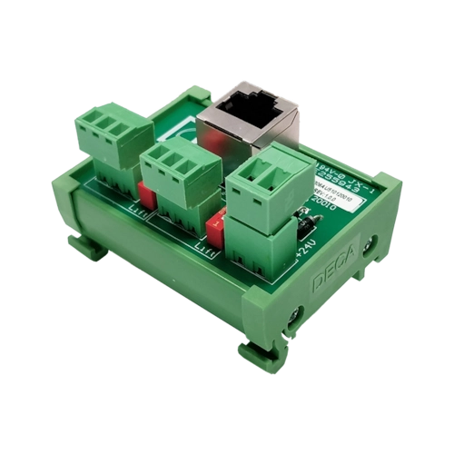 Audac ARJ12P RJ45 to 2 x 3-pin terminal