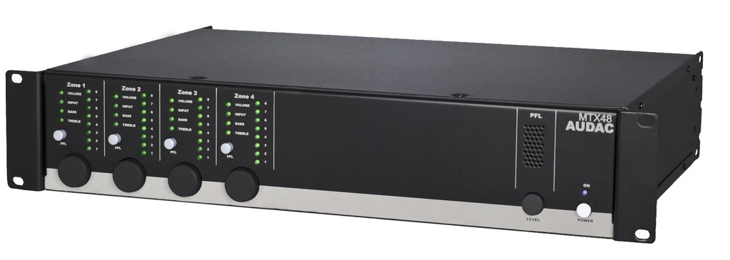 Audac MTX48, 4 -Soners Sonekontroller