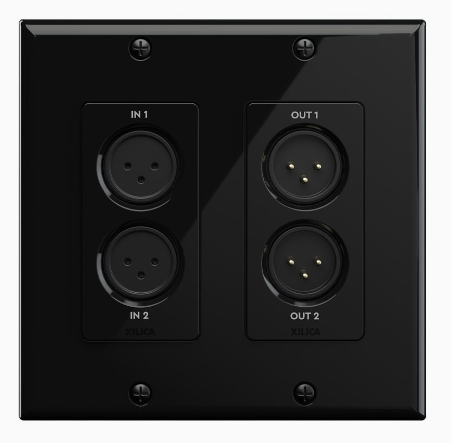 [112651] Xilica GIO XLR veggpanel m/Dante™