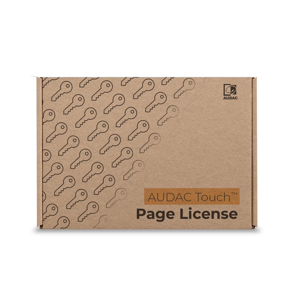 [SL-PAGE1] Audac SL-PAGE1 lisens