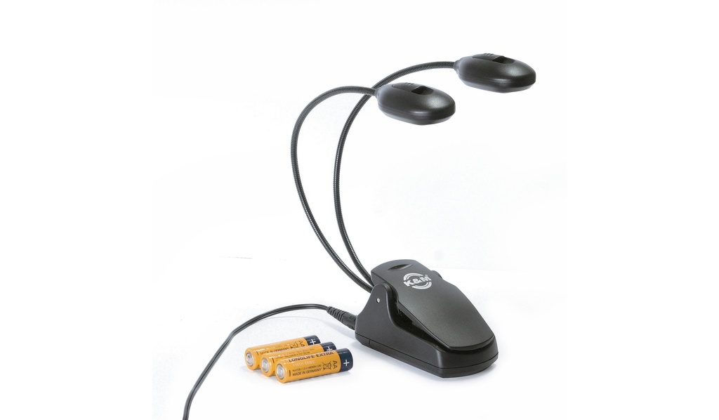 [1227000055] K&M 12270 Notestativlys LED Clip-on