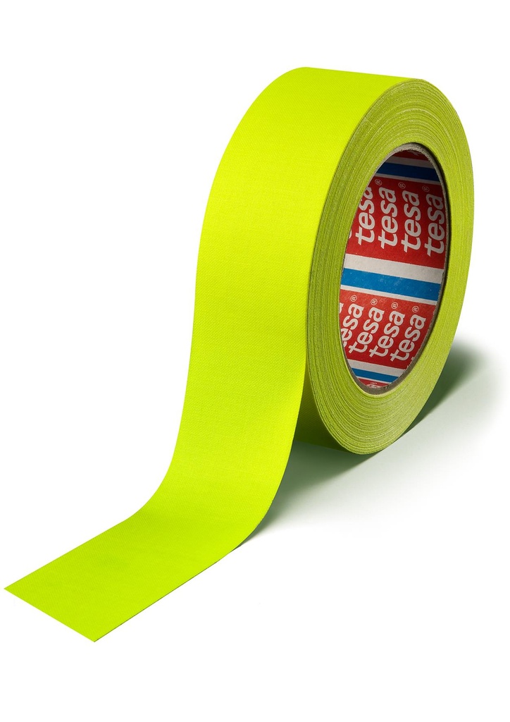 [04671-00050-10-TE] Tesa 4671 19mmx25m Fluoriserende gul